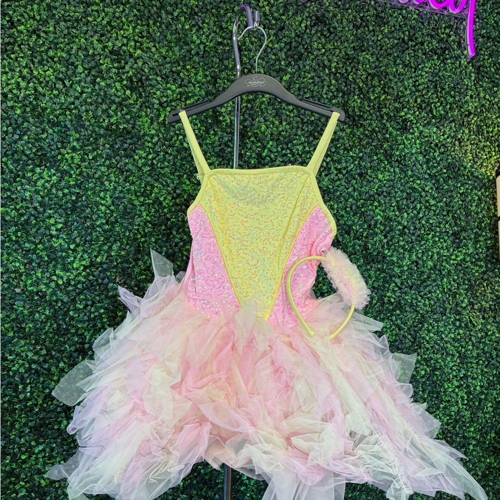 Soda Pink and Yellow Dance Costume